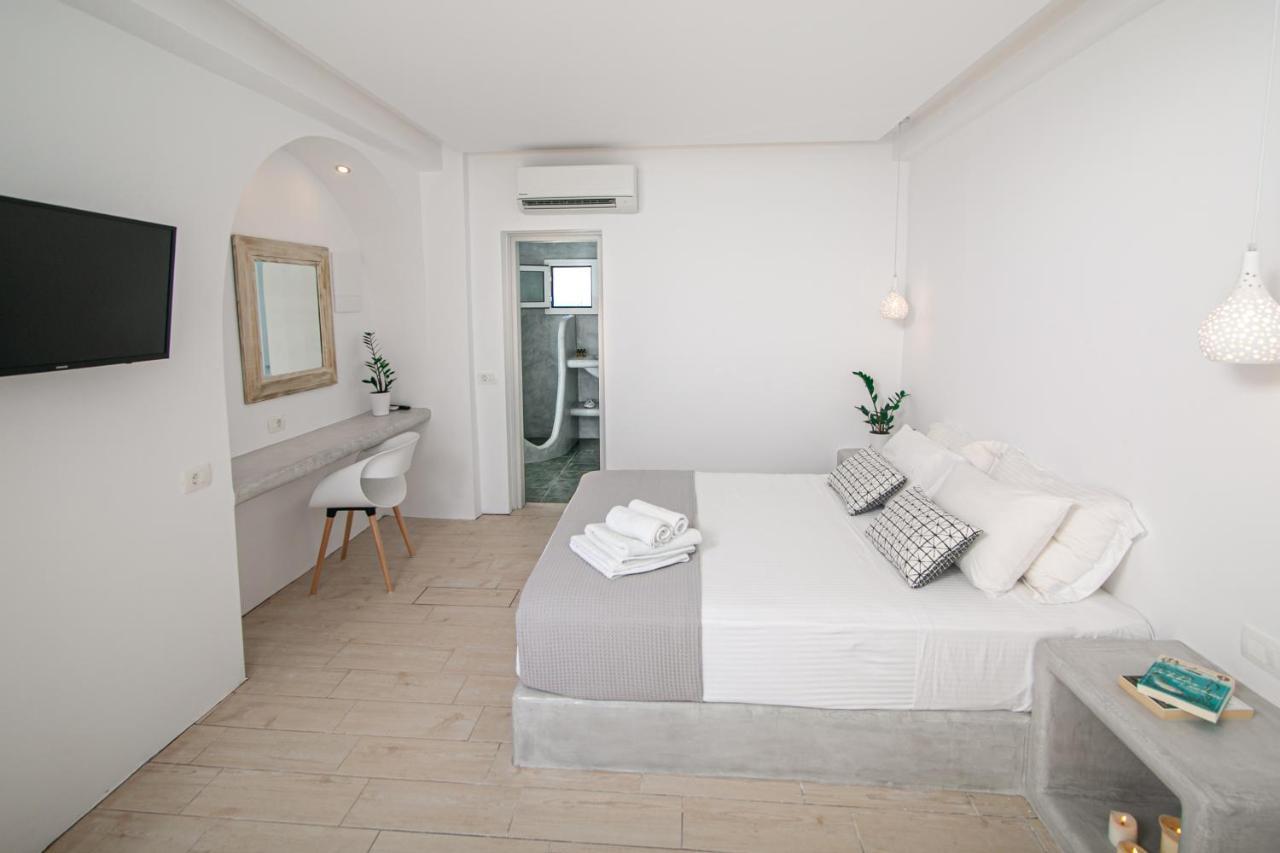 Sensia Luxury Studio With Hot Tub Oía Exterior foto